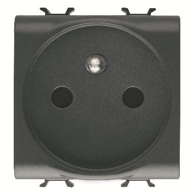 PRESA 2M 2P+T 16A ST.FRA.NERO - GEWISS GW12247 - GEWISS GW12247 - GEWISS GW12247 product photo Photo 01 3XL