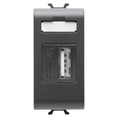 ALIMENTATORE USB 1M NERO - GEWISS GW12460 product photo Photo 01 3XL