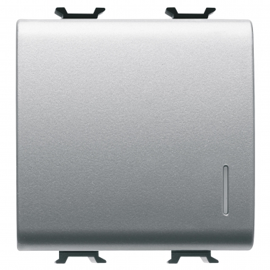 INTERR.2M 1P 16AX ILL.LOC.TITANIO - GEWISS GW14032 - GEWISS GW14032 product photo Photo 02 3XL