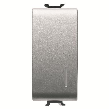 INVERTITORE 1M 1P 16AX ILL.LOC.TITANIO - GEWISS GW14092 - GEWISS GW14092 product photo Photo 01 3XL