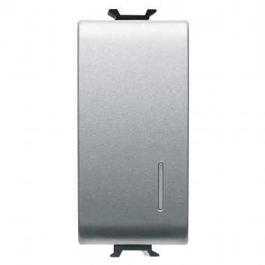 PULSANTE 1M 1P NA 16A ILL.LOC.TITANIO - GEWISS GW14132 product photo Photo 01 3XL