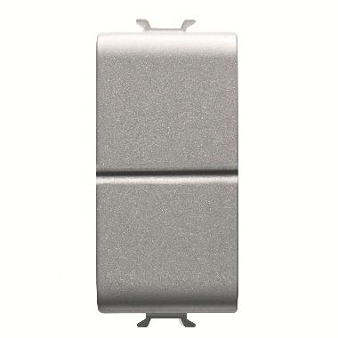 PULSANTE UNIP.DOPPIO NA 16A TITANIO - GEWISS GW14141 - GEWISS GW14141 - GEWISS GW14141 product photo Photo 01 3XL