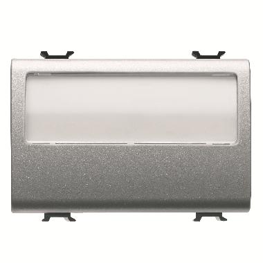 PULS.3M 1P NA 10A TARGA PORTAN.ILL.TIT. - GEWISS GW14192 product photo Photo 01 3XL