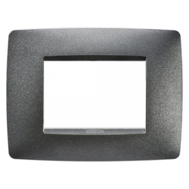 PLACCA ONE 3 POSTI ARDESIA - GEWISS GW16103VA product photo Photo 01 3XL