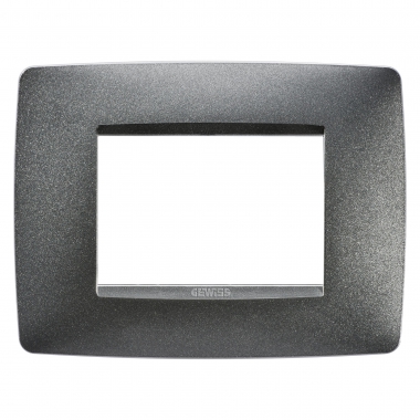 PLACCA ONE 3 POSTI ARDESIA - GEWISS GW16103VA product photo Photo 02 3XL