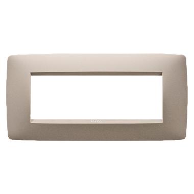 PLACCA ONE 6P CANAPA - GEWISS GW16106TC - GEWISS GW16106TC - GEWISS GW16106TC product photo Photo 01 3XL
