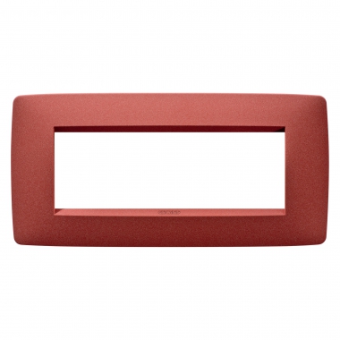 PLACCA ONE 6P RUBINO - GEWISS GW16106VR - GEWISS GW16106VR product photo Photo 02 3XL