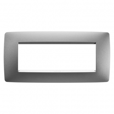 PLACCA ONE 6P TITANIO - GEWISS GW16106VT product photo Photo 02 3XL