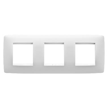 PLACCA ONE INT.2+2+2P O.BIANCO LATTE - GEWISS GW16126TB - GEWISS GW16126TB - GEWISS GW16126TB product photo Photo 01 3XL