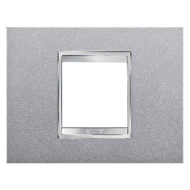 PLACCA LUX 2P TITANIO - GEWISS GW16202VT - GEWISS GW16202VT - GEWISS GW16202VT product photo Photo 01 3XL