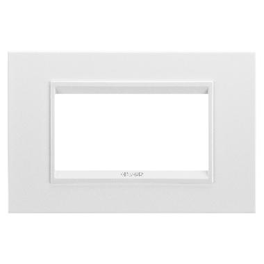 PLACCA LUX 4P BIANCO MONOCHROME - GEWISS GW16204YB - GEWISS GW16204YB product photo Photo 01 3XL