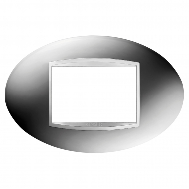 PLACCA ART 3P CROMO - GEWISS GW16303MC - GEWISS GW16303MC product photo Photo 01 3XL