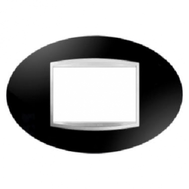 PLACCA ART 3P NERO TONER - GEWISS GW16303TN product photo Photo 01 3XL