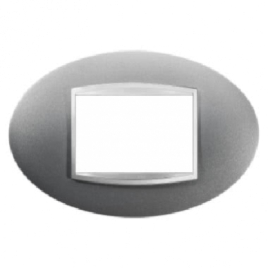 PLACCA ART 3P TITANIO - GEWISS GW16303VT product photo Photo 01 3XL