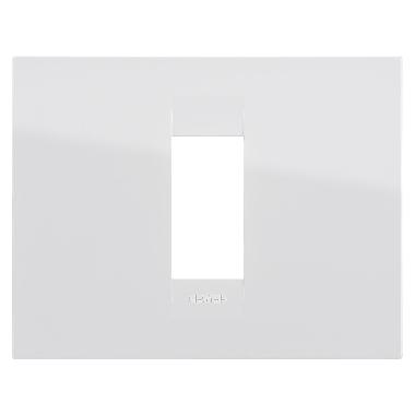 PLACCA GEO 1P BIANCO LATTE - GEWISS GW16401TB - GEWISS GW16401TB product photo Photo 01 3XL