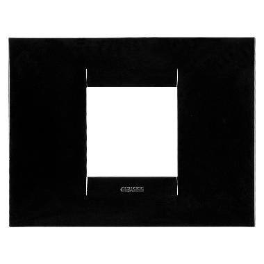 PLACCA GEO 2P NERO TONER - GEWISS GW16402TN - GEWISS GW16402TN - GEWISS GW16402TN product photo Photo 01 3XL