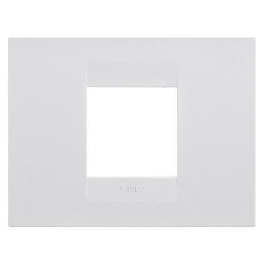 PLACCA GEO 2P BIANCO SATINATO - GEWISS GW16402VW product photo Photo 01 3XL