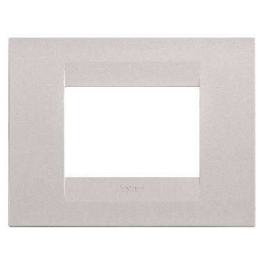 PLACCA GEO 3P NATURAL BEIGE SATINATO - GEWISS GW16403VL - GEWISS GW16403VL product photo Photo 01 3XL