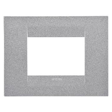 PLACCA GEO 3P TITANIO - GEWISS GW16403VT - GEWISS GW16403VT - GEWISS GW16403VT product photo Photo 01 3XL