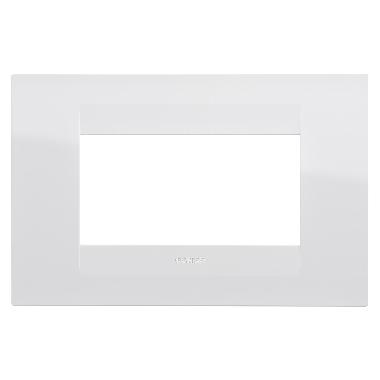 PLACCA GEO 4P BIANCO LATTE - GEWISS GW16404TB - GEWISS GW16404TB product photo Photo 01 3XL