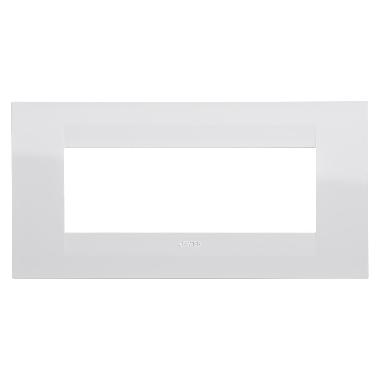 PLACCA GEO 6P BIANCO LATTE - GEWISS GW16406TB - GEWISS GW16406TB - GEWISS GW16406TB product photo Photo 01 3XL