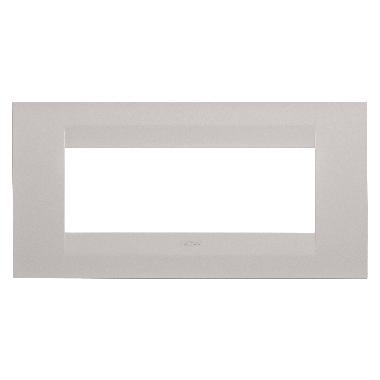 PLACCA GEO 6P NATURAL BEIGE SATINATO - GEWISS GW16406VL product photo Photo 01 3XL