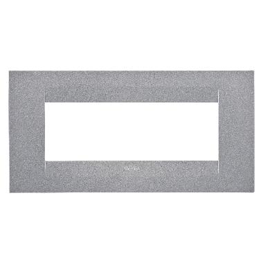 PLACCA GEO 6P TITANIO - GEWISS GW16406VT - GEWISS GW16406VT - GEWISS GW16406VT product photo Photo 01 3XL