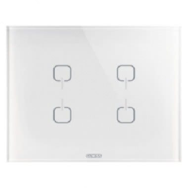 PLACCA ICE TOUCH KNX BIANCO 4 SIMBOLI - GEWISS GW16964CB product photo Photo 01 3XL