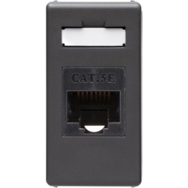 CONNETTORE DATI RJ45 CAT.5E UTP SY/BK - GEWISS GW21271 - GEWISS GW21271 product photo Photo 01 3XL