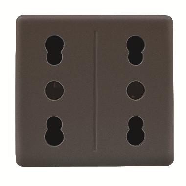 PRESA MULTIPLA 2P+T 16A BIV.ST.ITA.SY/BK - GEWISS GW21291 - GEWISS GW21291 - GEWISS GW21291 product photo Photo 01 3XL