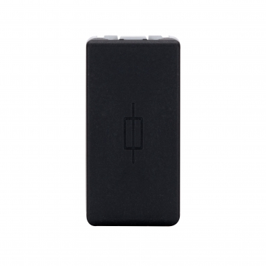 PORTAFUSIBILE PER FUSUBILI 6,3X32 16A 250V SERIE SYSTEM BLACK - GEWISS GW21401 product photo Photo 01 3XL