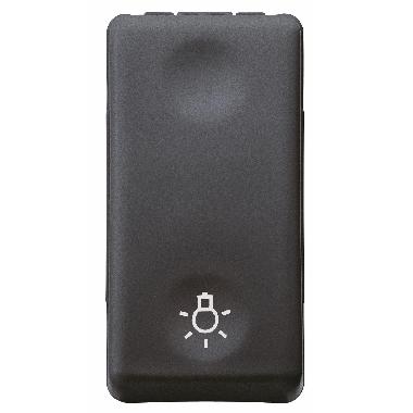 PULSANTE 1P NA 10A LUCE SY/BK - GEWISS GW21513 - GEWISS GW21513 - GEWISS GW21513 product photo Photo 01 3XL