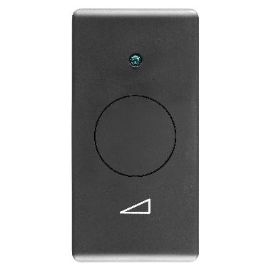 REGOLATORE ELETTRONICO - PER CARICHI RESISTIVI/INDUTTIVI - A PULSANTE - 1 MODULO - SYSTEM BLACK - GEWISS GW21828 product photo Photo 01 3XL