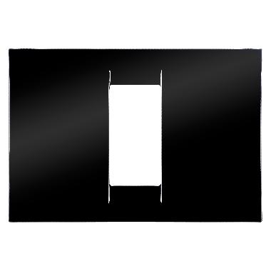 PLACCA 1P NERO TONER SYSTEM VIRNA - GEWISS GW22111 - GEWISS GW22111 - GEWISS GW22111 product photo Photo 01 3XL