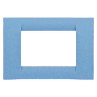PLACCA 3P AZZURRO CIELO SYSTEM VIRNA - GEWISS GW22163 - GEWISS GW22163 - GEWISS GW22163 product photo Photo 01 3XL