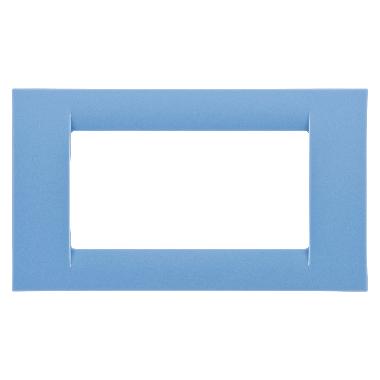 PLACCA 4P AZZURRO CIELO SYSTEM VIRNA - GEWISS GW22164 - GEWISS GW22164 - GEWISS GW22164 product photo Photo 01 3XL