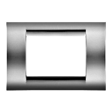 PLACCA 3P CROMO SOFT SYSTEM VIRNA - GEWISS GW22253 - GEWISS GW22253 product photo Photo 01 3XL