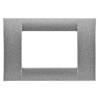 PLACCA 3P TITANIO METALLIZ.SYSTEM VIRNA - GEWISS GW22283 - GEWISS GW22283 - GEWISS GW22283 product photo Photo 01 3XL