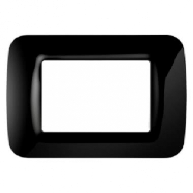 PLACCA 3 POSTI NERO TONER TOP SYSTEM - GEWISS GW22513 product photo Photo 01 3XL