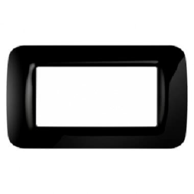 PLACCA 4 POSTI NERO TONER TOP SYSTEM - GEWISS GW22514 product photo Photo 01 3XL