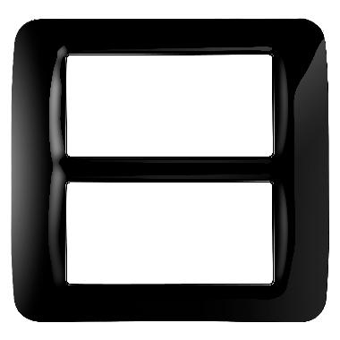 PLACCA 8 POS.NERO TONER TOP SYSTEM - GEWISS GW22517 - GEWISS GW22517 - GEWISS GW22517 product photo Photo 01 3XL