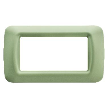 PLACCA 4 POS.VERDE VENEZIA TOP SYSTEM - GEWISS GW22544 - GEWISS GW22544 product photo Photo 01 3XL
