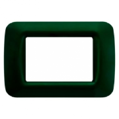 PLACCA 3 POSTI VERDE RACING TOP SYSTEM - GEWISS GW22553 product photo Photo 01 3XL