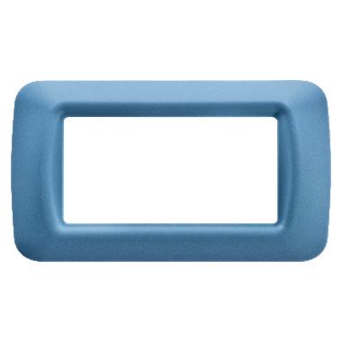PLACCA 4 POS.AZZURRO CIELO TOP SYSTEM - GEWISS GW22564 - GEWISS GW22564 - GEWISS GW22564 product photo Photo 01 3XL