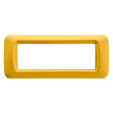 PLACCA 6 POS.GIALLO MAIS TOP SYSTEM - GEWISS GW22586 - GEWISS GW22586 - GEWISS GW22586 product photo Photo 01 3XL