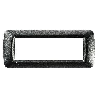 PLACCA 6 POS.ARDESIA METALL.TOP SYSTEM - GEWISS GW22616 - GEWISS GW22616 - GEWISS GW22616 product photo Photo 01 3XL