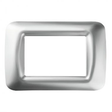 PLACCA 3 POS.CROMO SOFT TOP SYSTEM - GEWISS GW22653 - GEWISS GW22653 product photo Photo 01 3XL