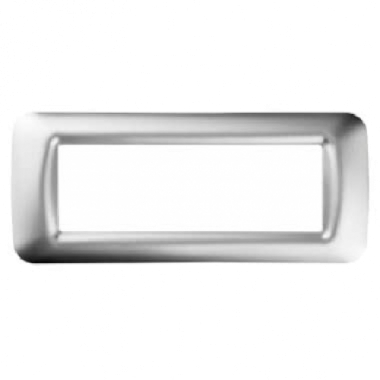 PLACCA 6 POSTI CROMO SOFT TOP SYSTEM - GEWISS GW22656 product photo Photo 01 3XL