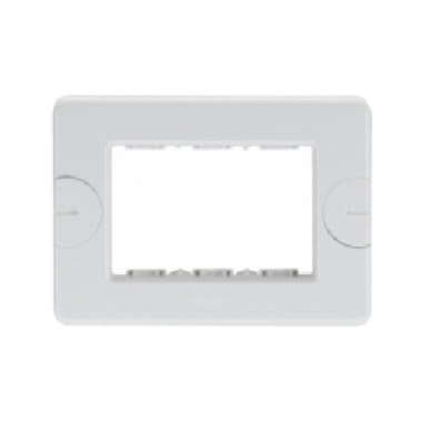 PLACCA 3 POSTI BIANCO COMPACT - GEWISS GW24003 product photo Photo 01 3XL