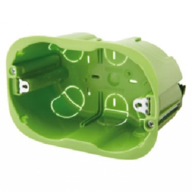 SCATOLA 3POSTI PARETI MOBILI-LEGGERE GREEN - GEWISS GW24403PM product photo Photo 01 3XL